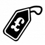 GBP Price Tag Icon